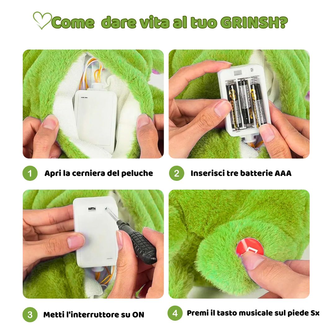 Grinsh Peluche Che Respira